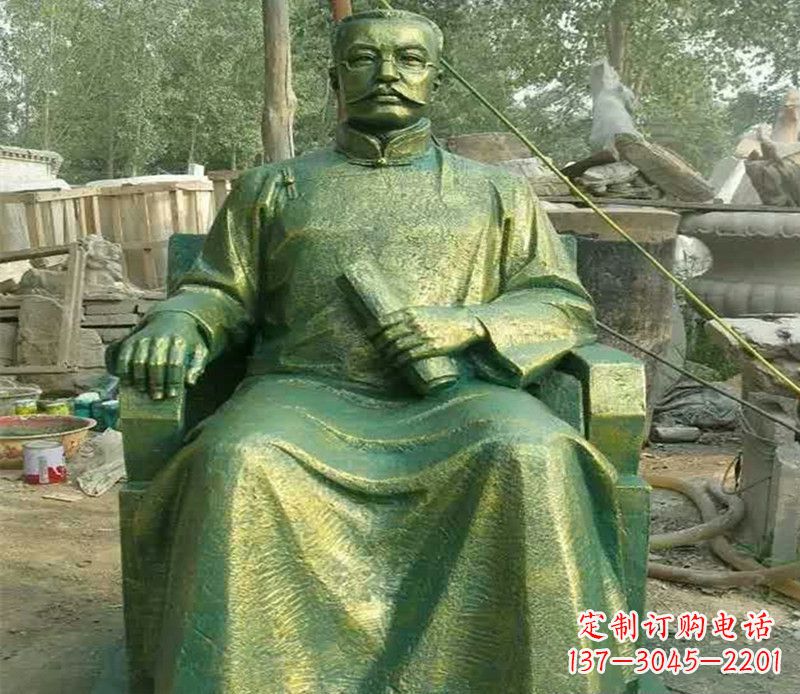 南通校园名人李大钊铜雕