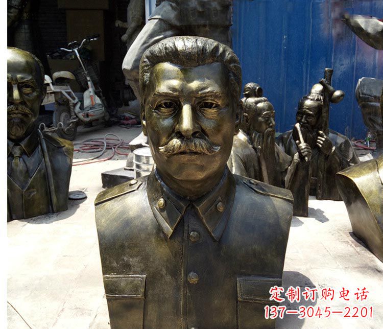 南通校园名人斯大林胸像铜雕