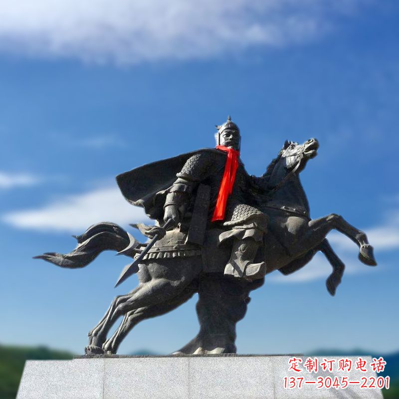 南通薛仁贵西征雕塑-唐初著名将领中国历史名人雕像