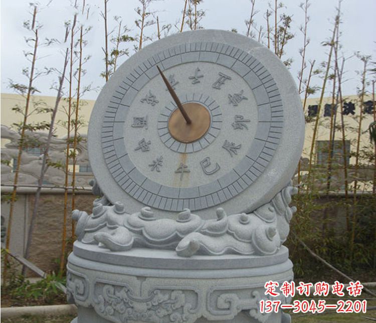 南通学校大理石日晷石雕 (5)