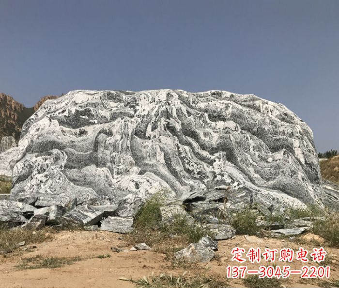 南通雪浪石假山公园景观石雕 (2)