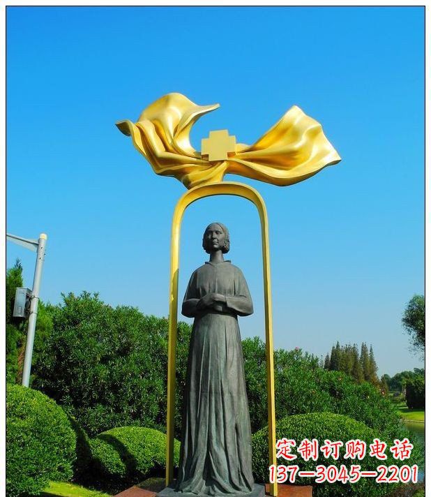 南通医院南丁格尔名人铜雕