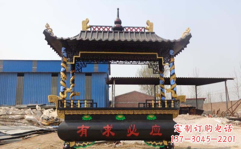 南通有求必应香炉寺庙铜雕
