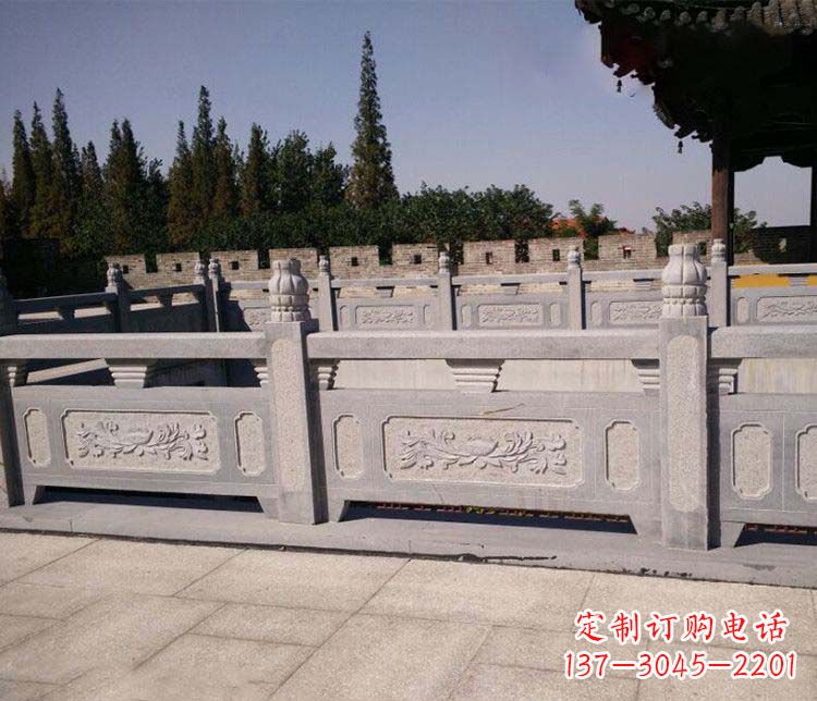 南通园林仿古石栏板景观石雕 (2)