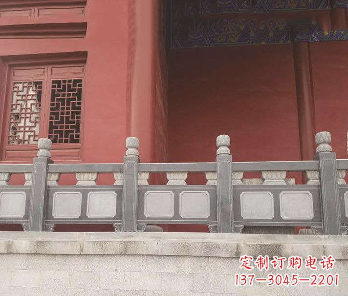 南通园林仿古石栏板景观石雕 (8)