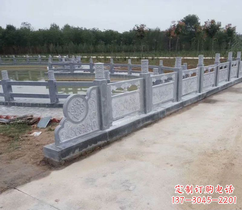 南通园林仿古石栏板景观石雕 (11)