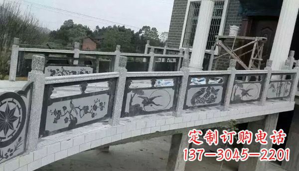 南通园林仿古石栏板景观石雕 (10)