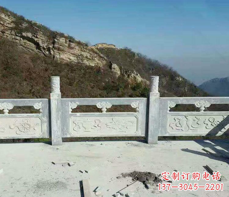 南通园林仿古石栏板景观石雕_2 (3)