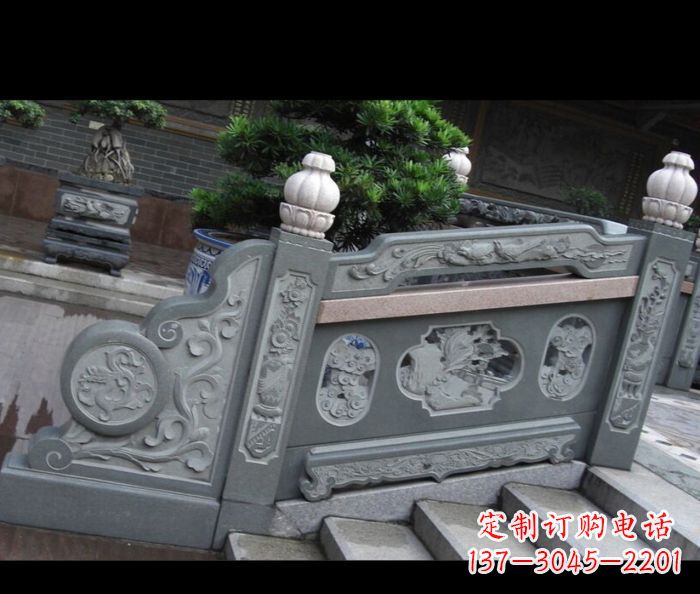 南通园林景观大理石栏板雕塑 (6)