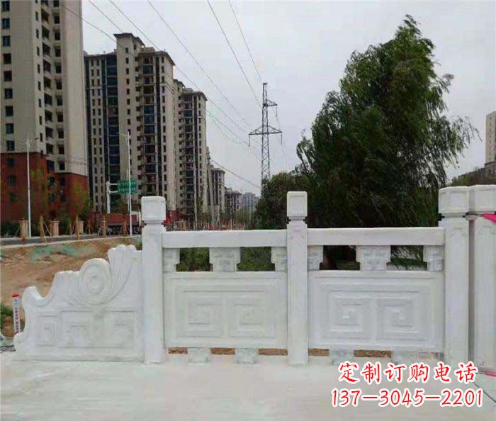 南通园林景观大理石栏板石雕 (5)