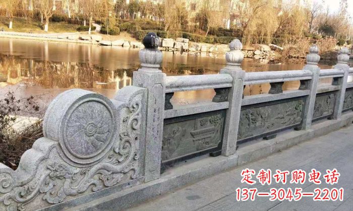 南通园林景观大理石栏板石雕 (10)