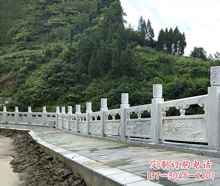 南通园林景观大理石栏板石雕_2