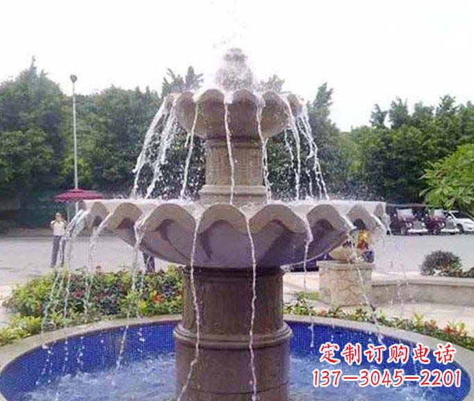 南通园林景观大理石喷泉石雕