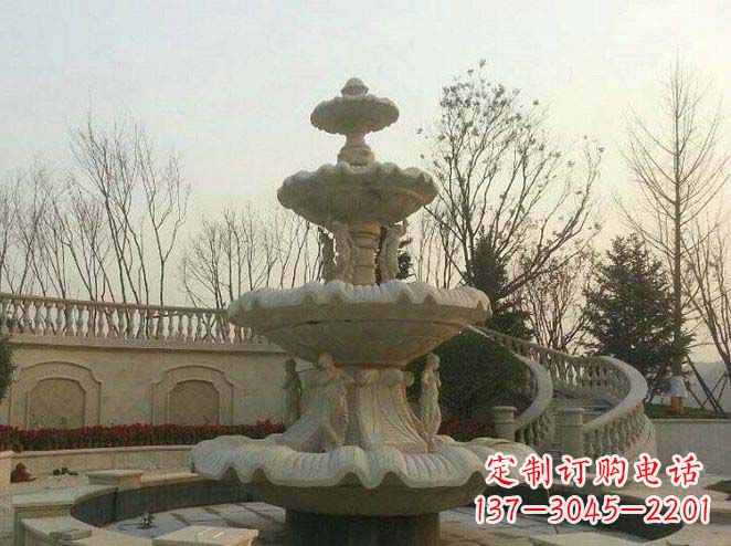 南通园林景观大型喷泉石雕 (2)