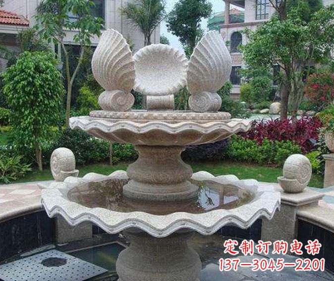 南通园林景观多层喷泉石雕