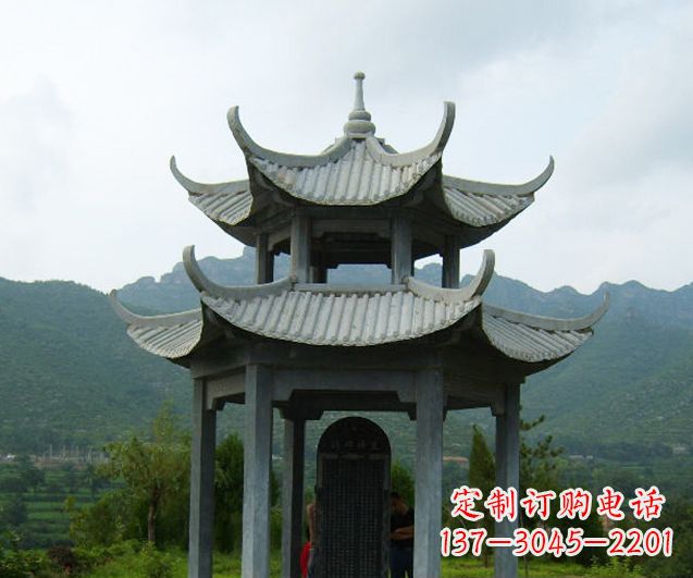 南通园林景观仿古凉亭石雕