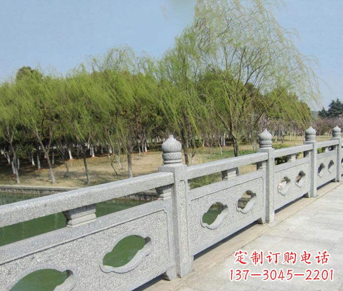 南通园林景观真山桥石雕栏板