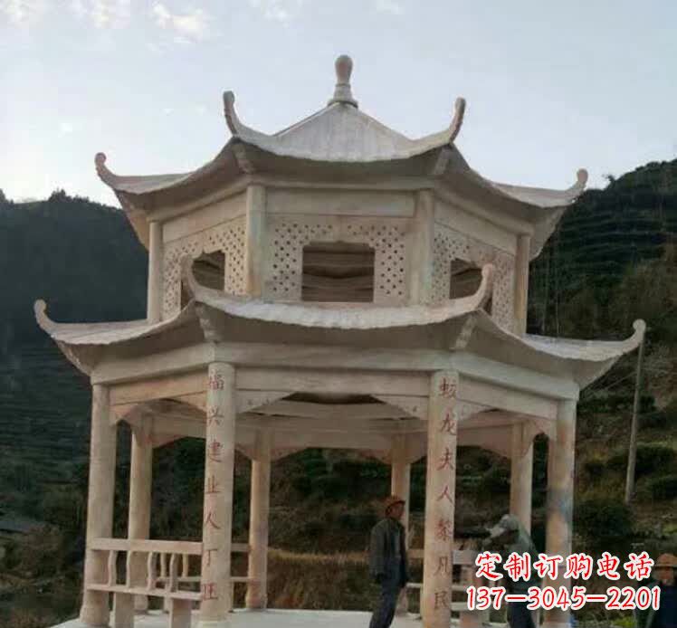 南通园林石雕凉亭