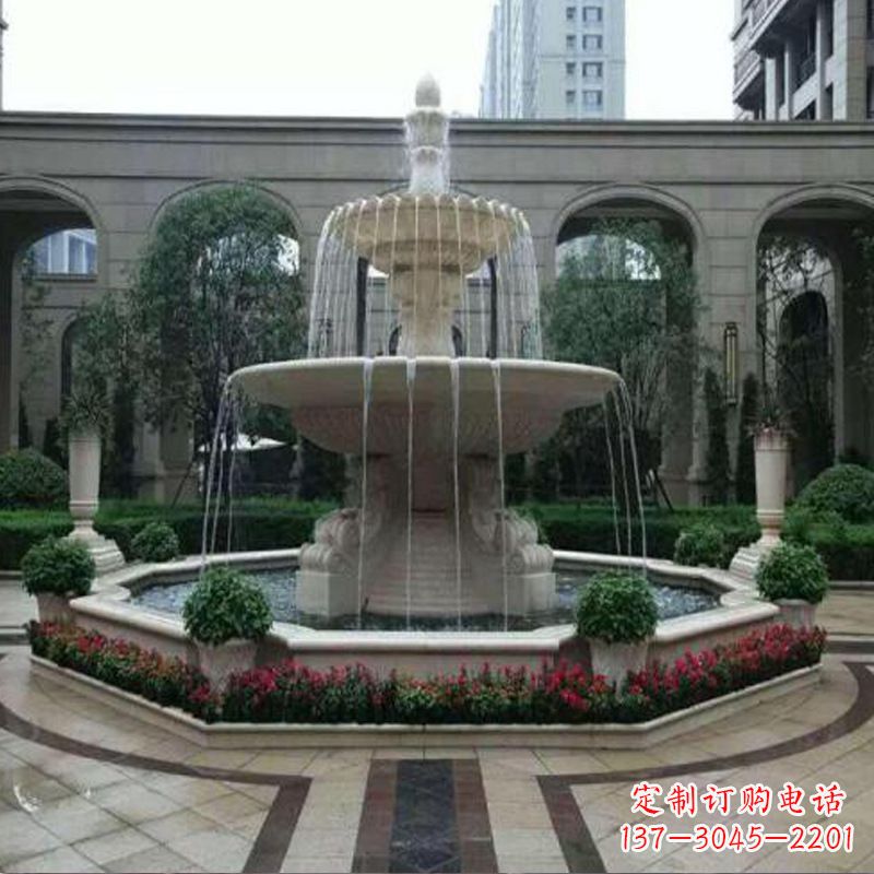 南通园林石雕喷泉雕塑