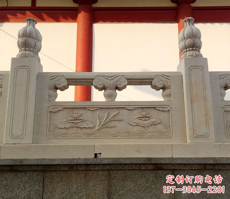 南通园林石浮雕栏板景观石雕 (2)