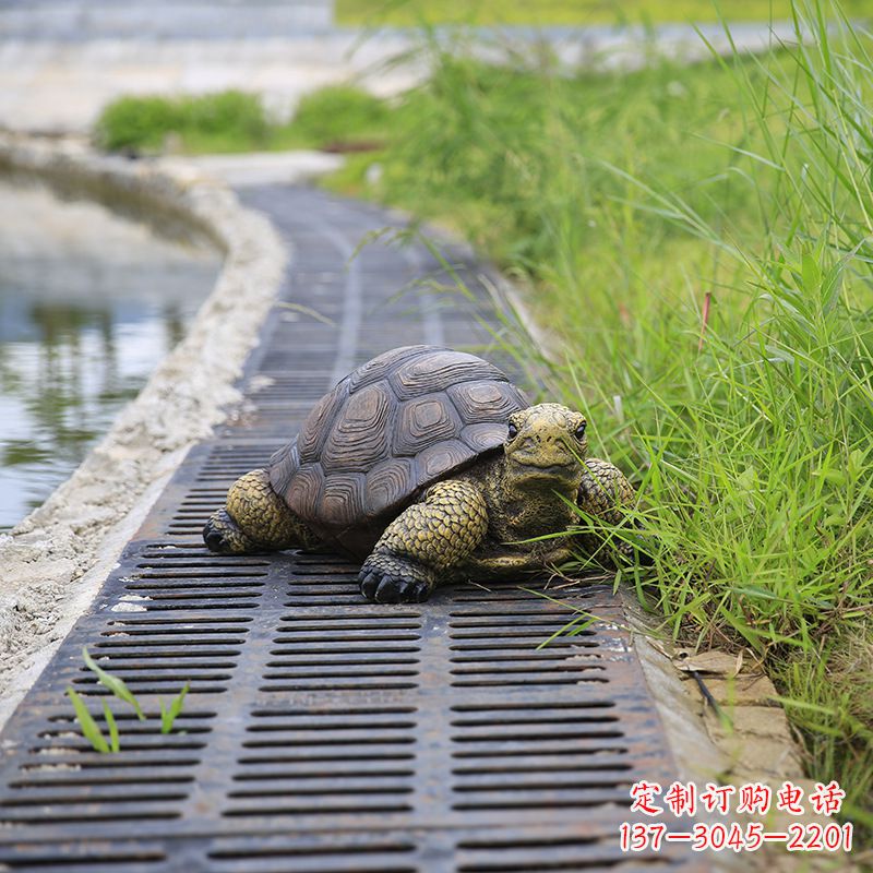 南通园林水景动物仿真乌龟雕塑