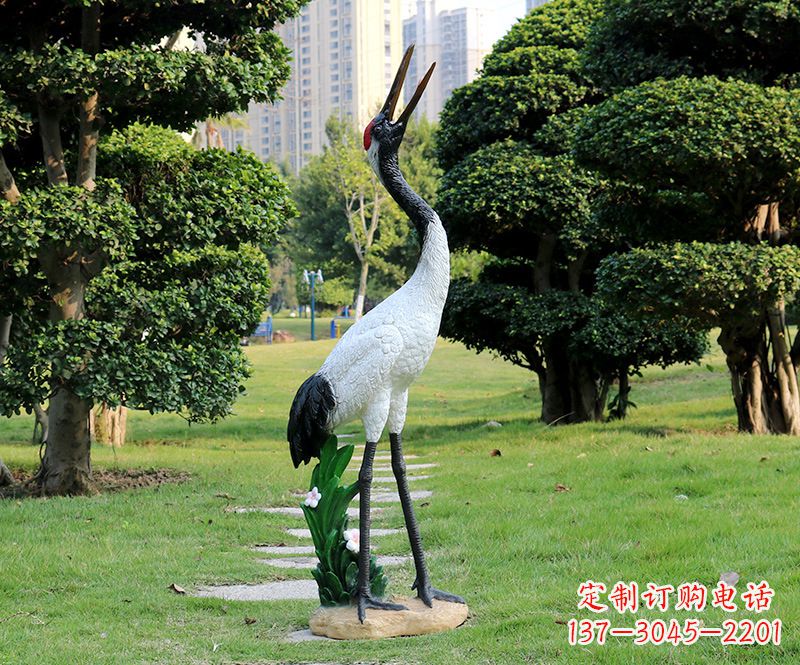 南通站立仙鹤雕塑