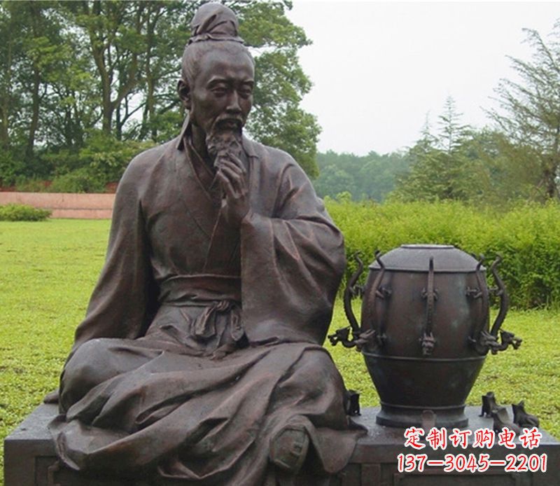 南通张衡科学家铜雕