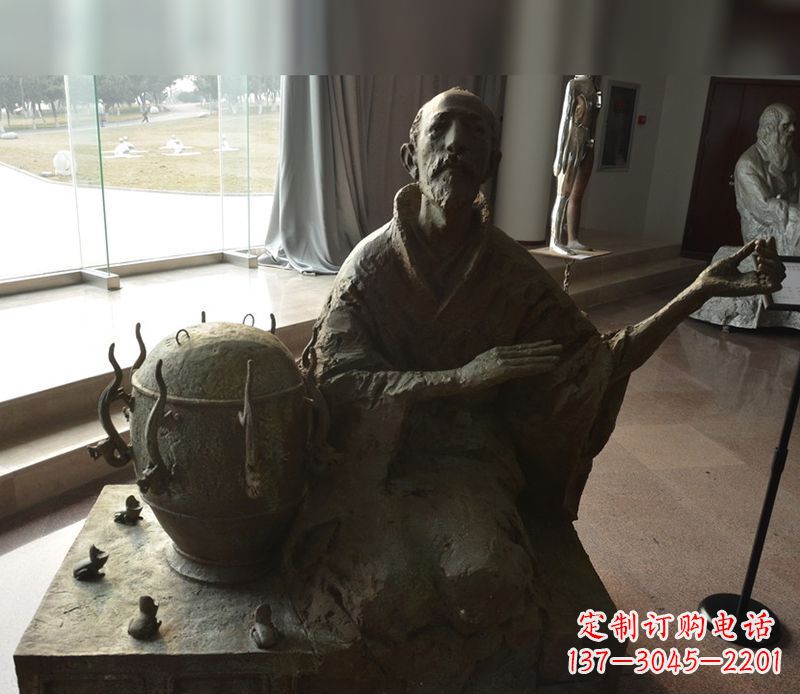 南通张衡铜雕