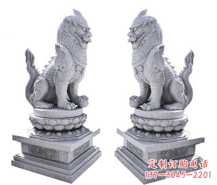 南通招财神兽麒麟石雕