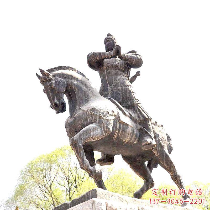 南通中国历史名人民族英雄霍去病铜雕塑