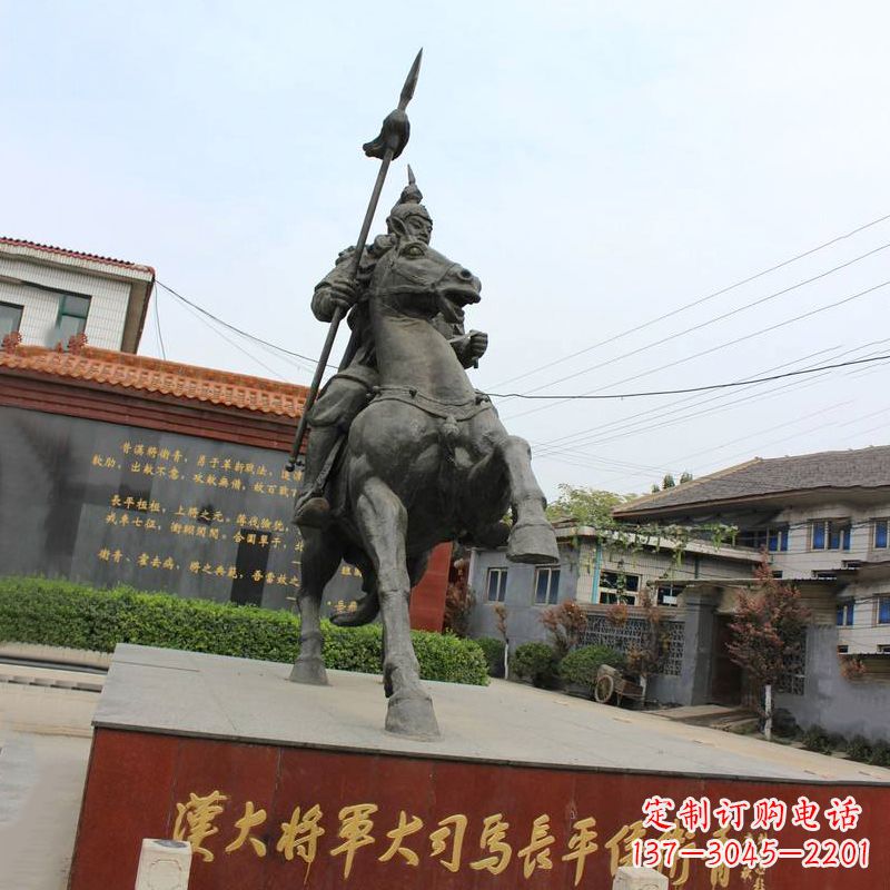 南通中国历史名人汉朝著名将领民族英雄卫青铜雕塑像