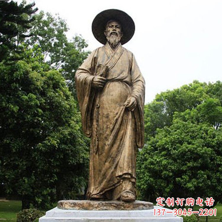 南通中国历史文化名人北宋文学家苏轼苏东坡铜雕像