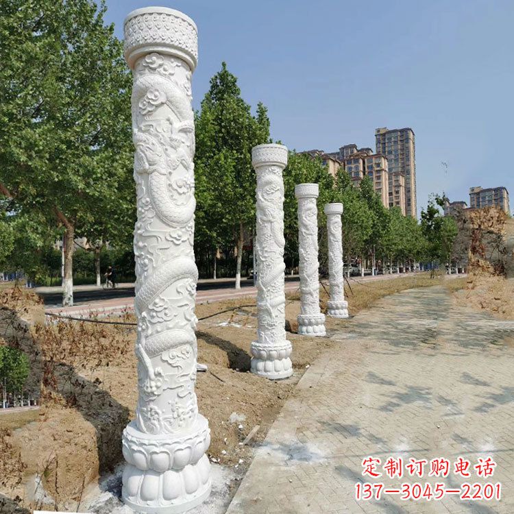 南通中国龙柱雕刻