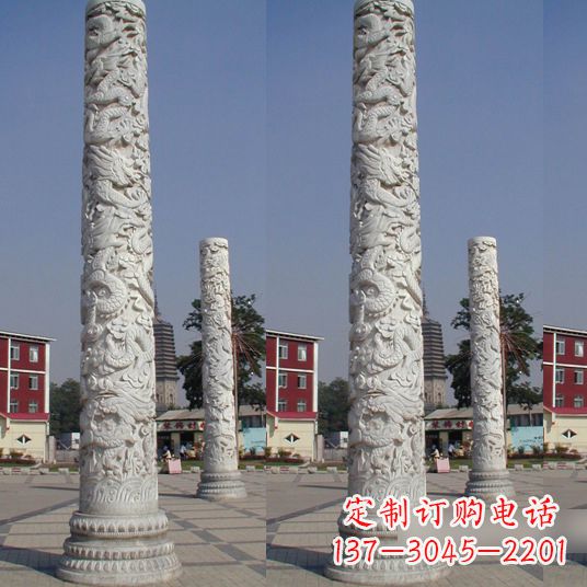 南通中国龙柱雕塑