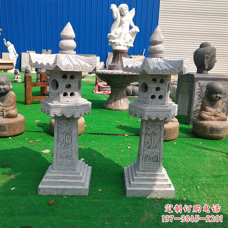 南通中式大理石灯笼