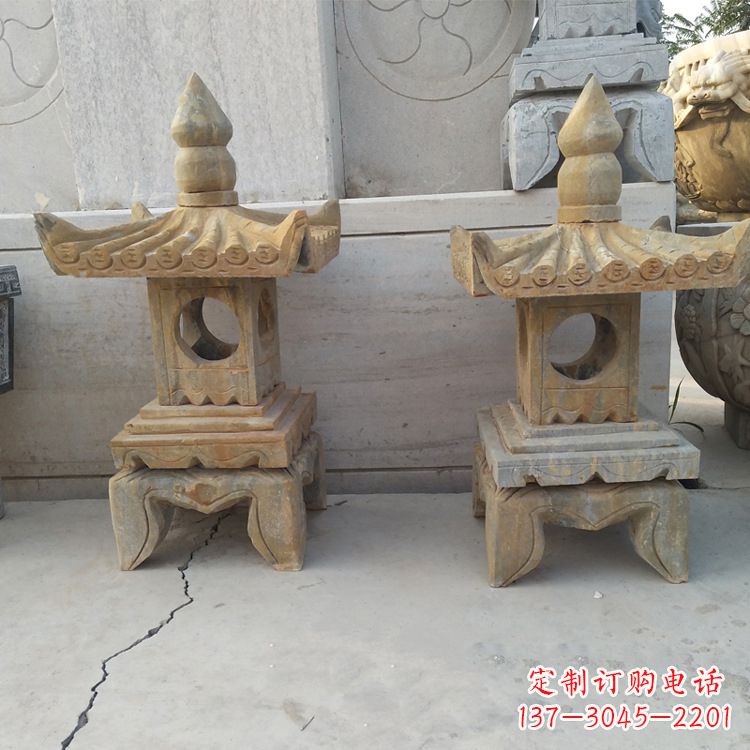 南通中式仿古低墩石灯笼