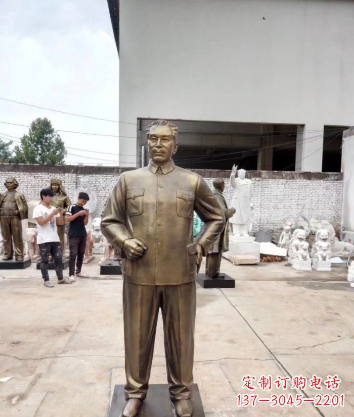 南通周恩来铜雕 (3)