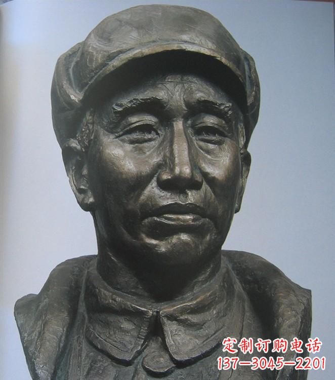南通朱德胸像铜雕