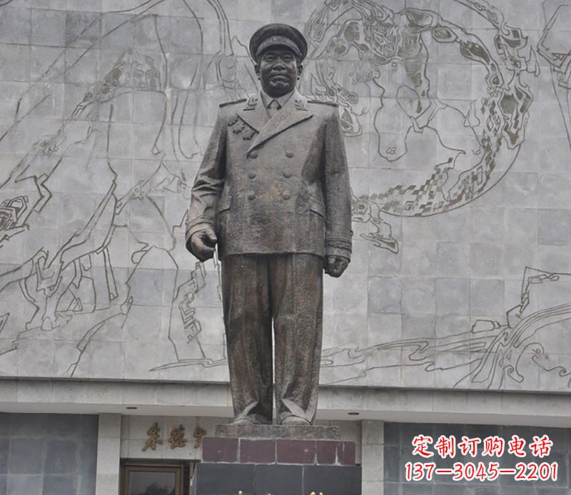 南通朱德人物铜雕