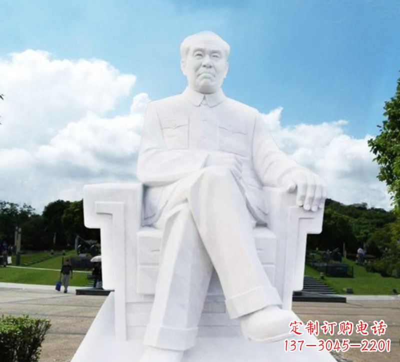 南通朱德坐式伟人石雕