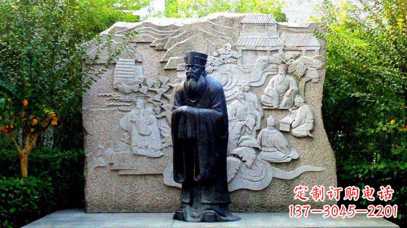 南通朱熹古代名人铜雕_2