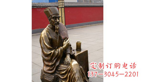 南通诸葛亮古代名人铜雕