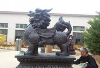 南通招财神兽貔貅铜雕 