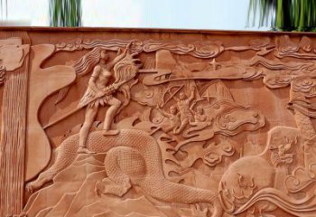 南通中国远古文化浮雕