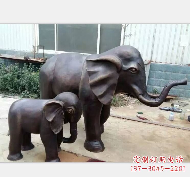 南通铸铜公园大象雕塑