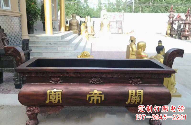 南通铸铜关帝庙香炉