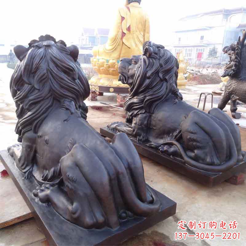 南通铸铜汇丰狮子