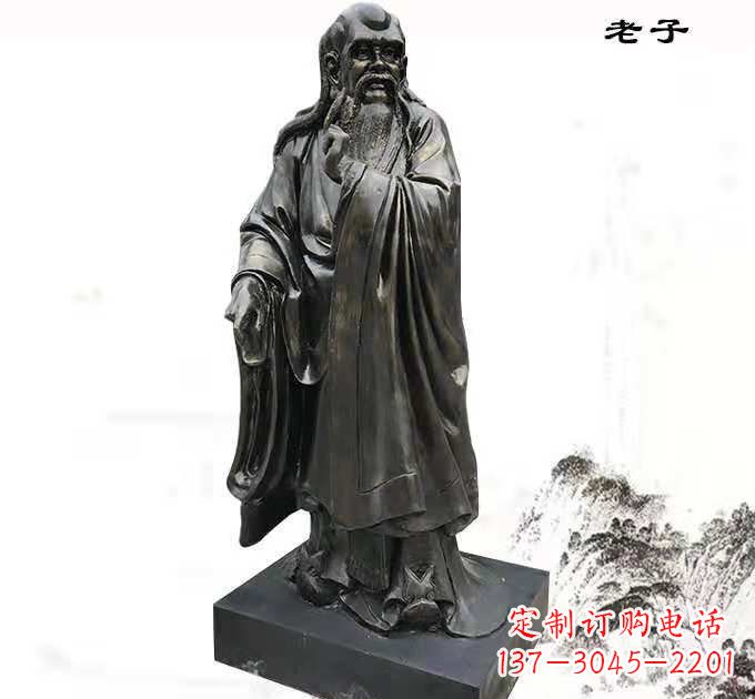 南通铸铜老子雕塑