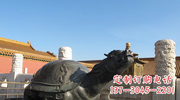 南通铸铜龙龟寺庙神兽铜雕