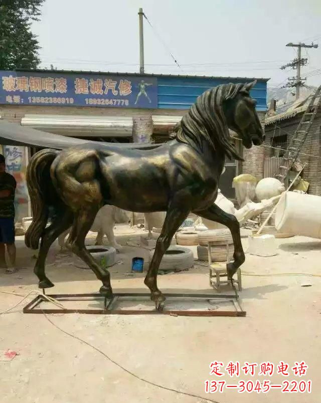 南通铸铜马雕塑